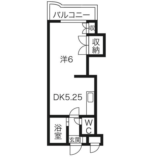 エンドレス三井西岡の物件間取画像