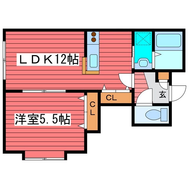 ビストロ・シエ・モア月寒の物件間取画像