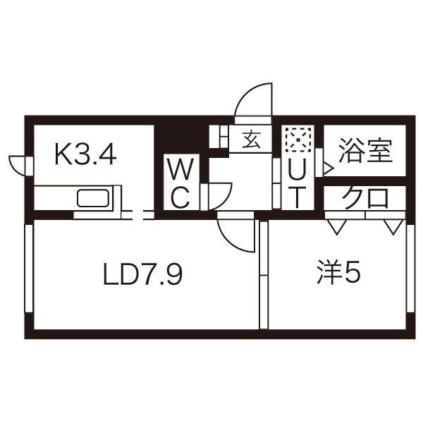 マーブル南郷の物件間取画像