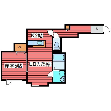 ロコア・エルの物件間取画像