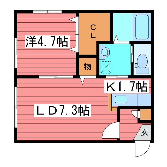 SENSAI-TSUKISAMUの物件間取画像