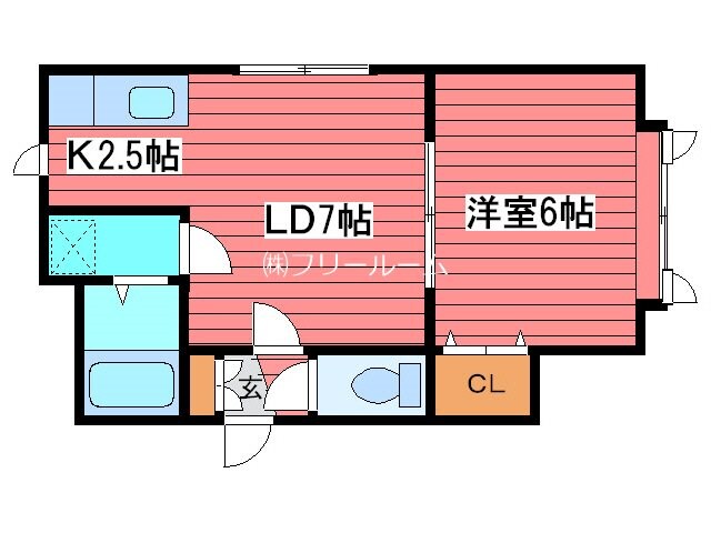 フォレスト月寒の物件間取画像