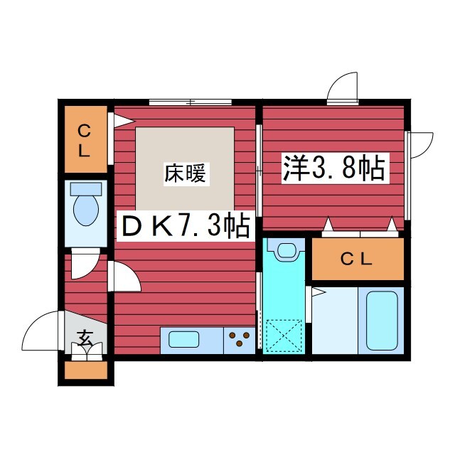 物件間取画像