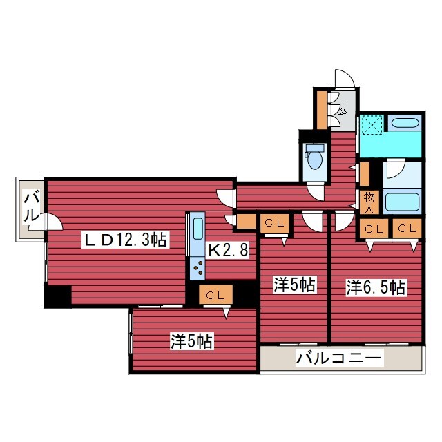 プランドール福住の物件間取画像