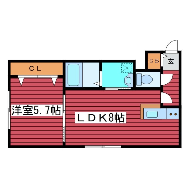 アクアトピア福住の物件間取画像