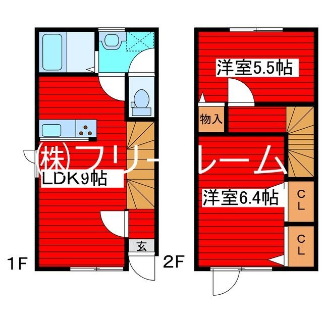 レトア福住Iの物件間取画像