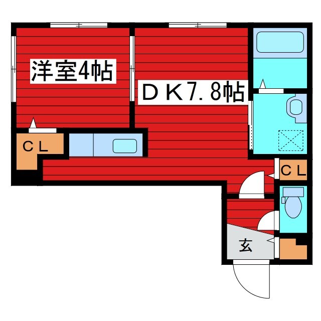 カハラ月寒中央の物件間取画像