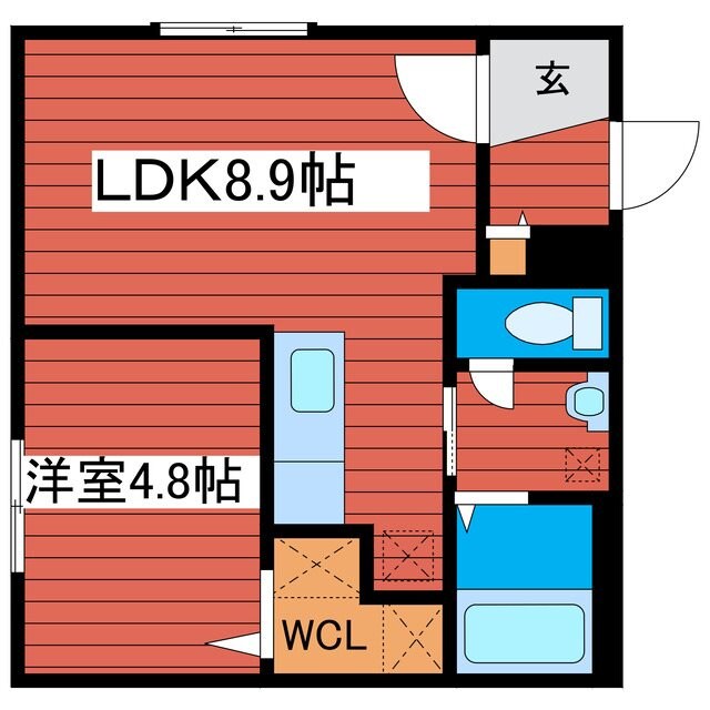 福住駅 徒歩7分 4階の物件間取画像