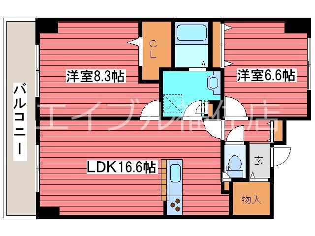 ホーリーフォート南平岸の物件間取画像