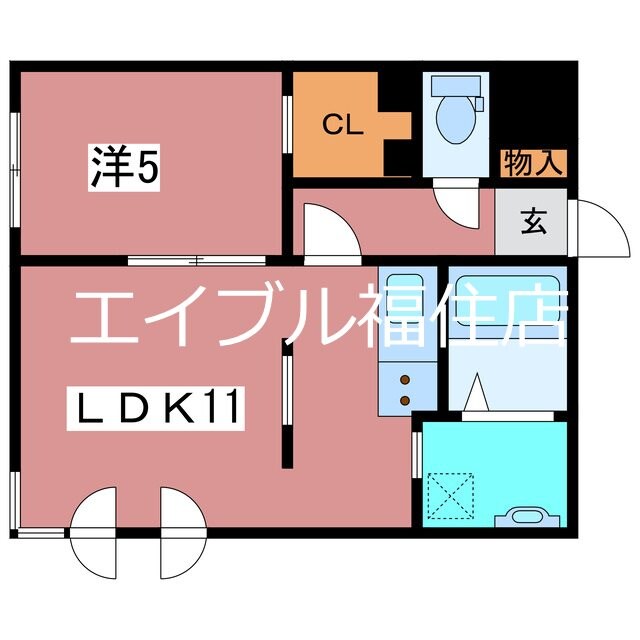Next Ave.TSUKISAMUの物件間取画像