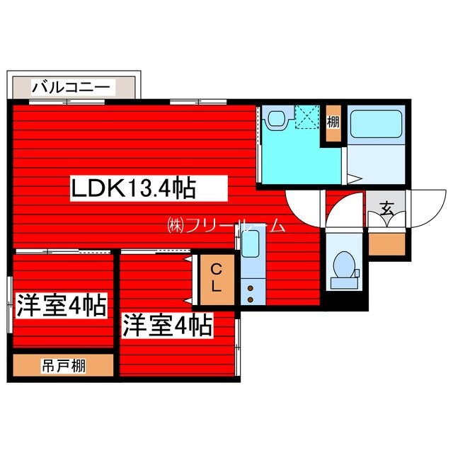 トロワセリーヌの物件間取画像