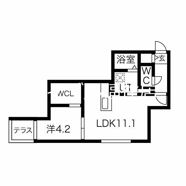 カーサブランの物件間取画像