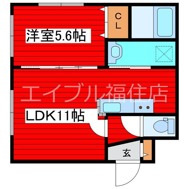エルクリエイト月寒中央の物件間取画像