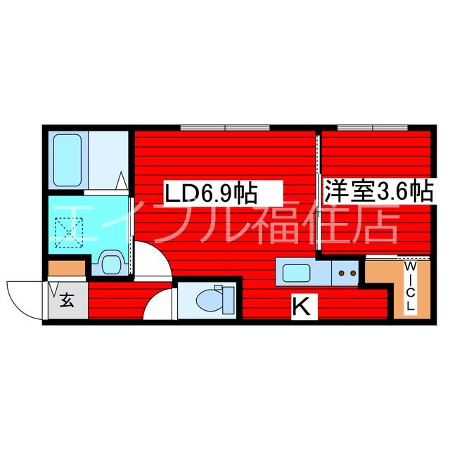 物件間取画像