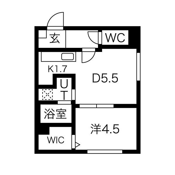 ラグジースペース南郷の物件間取画像
