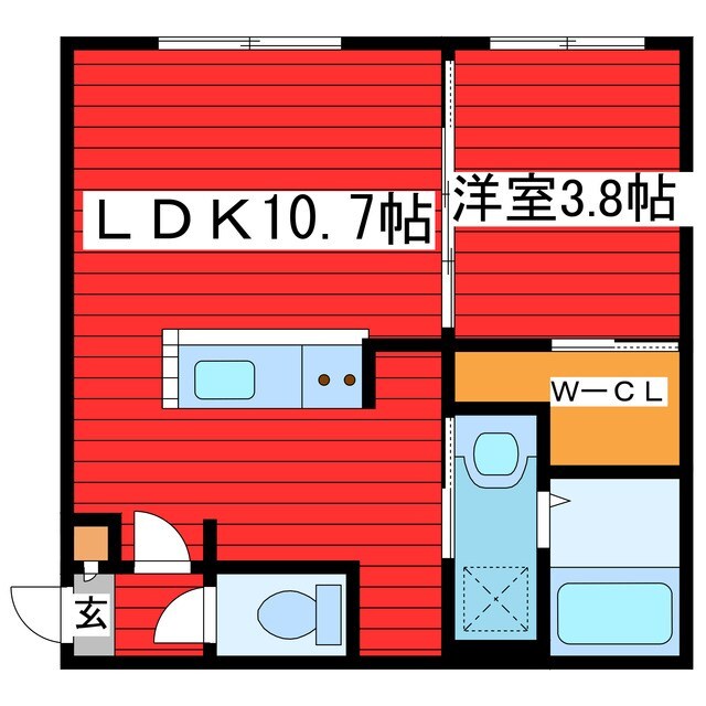 ALIVIS月寒中央の物件間取画像