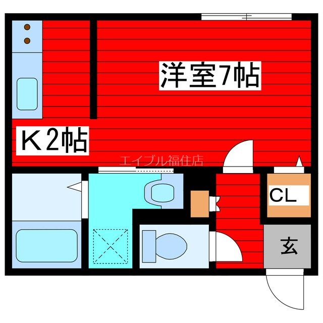 ALIVIS月寒中央の物件間取画像