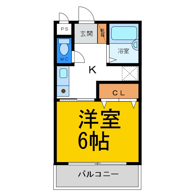 パールメゾン鳴門の物件間取画像