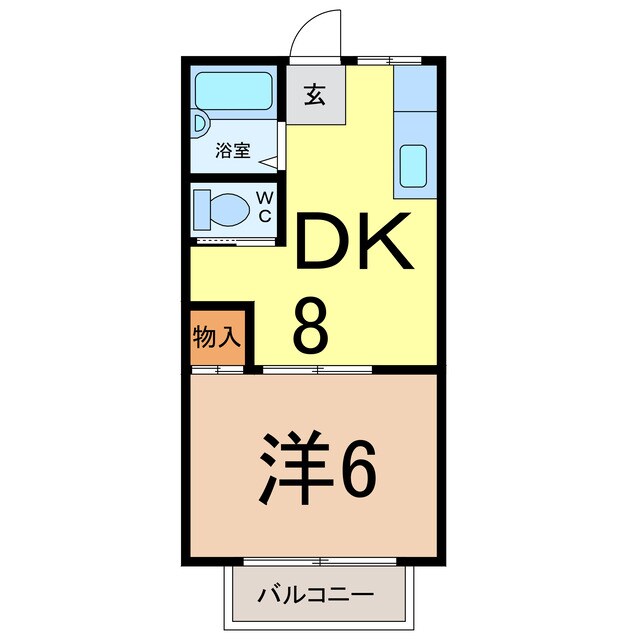 スリストンハイツの物件間取画像