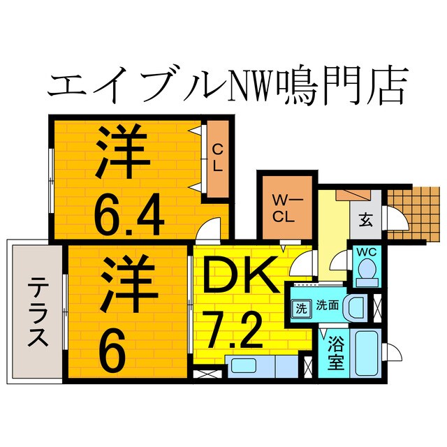 エピーメロンＤの物件間取画像