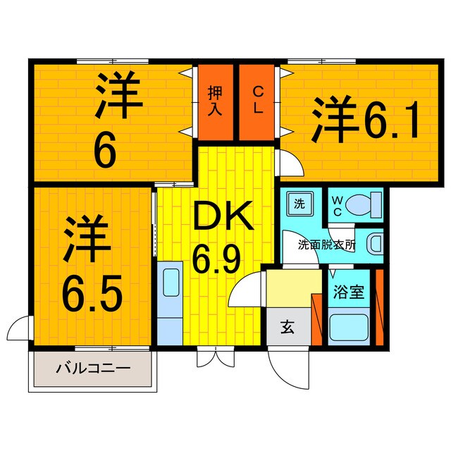 ソルトレジデンスＡの物件間取画像