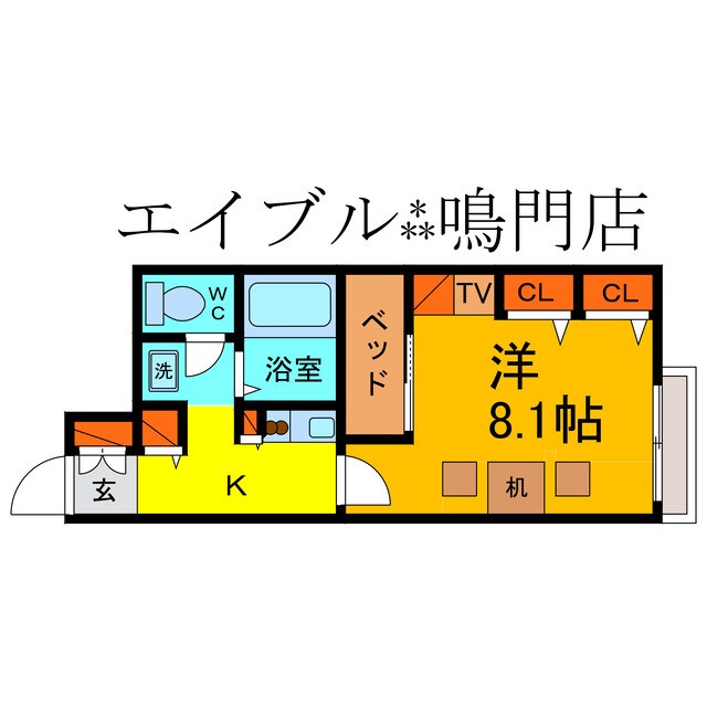 レオパレス　ポンスマイルの物件間取画像