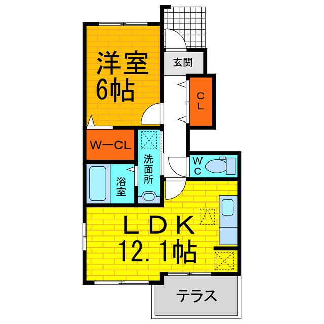 リオン ドゥ エスポワールの物件間取画像