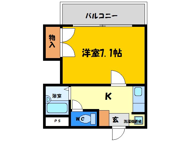 マリンハイムＴＷＩＮ　Ｗの物件間取画像