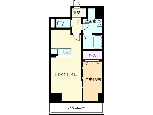 ヴィラシーンＡＢＥの物件間取画像