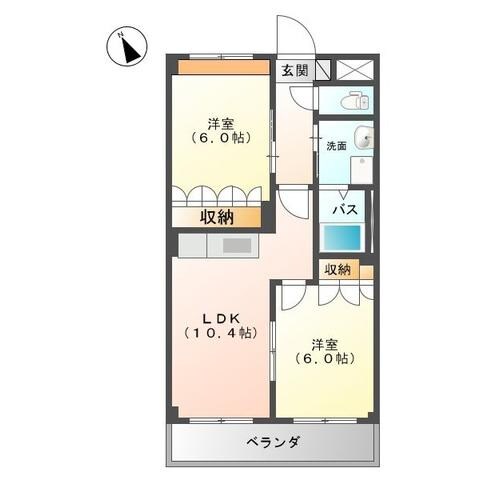 ロイヤルステージ光の物件間取画像