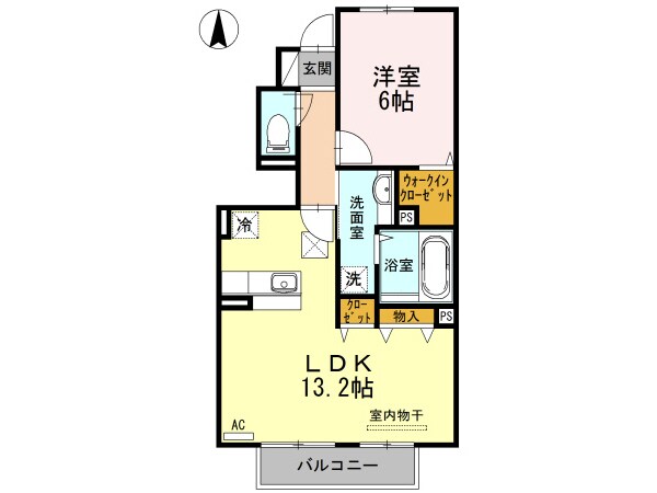 D-roomふじの物件間取画像