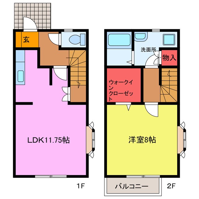 ブローテ川越の物件間取画像