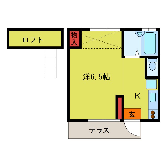 学友館の物件間取画像