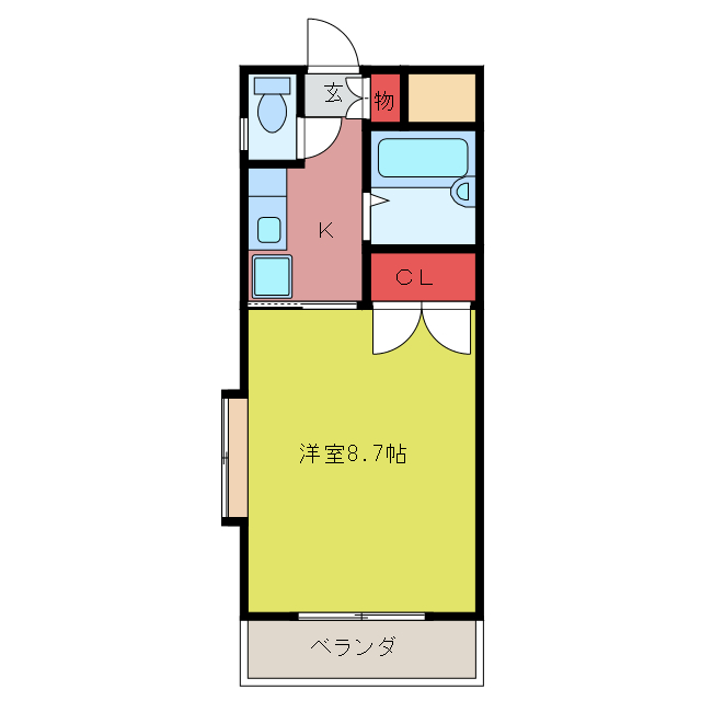 第３馬橋マンションの物件間取画像