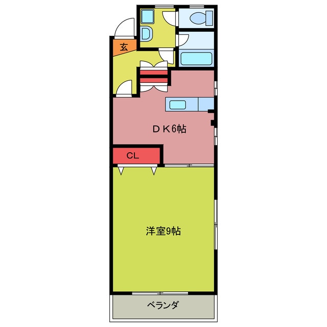 海老原ハイツの物件間取画像