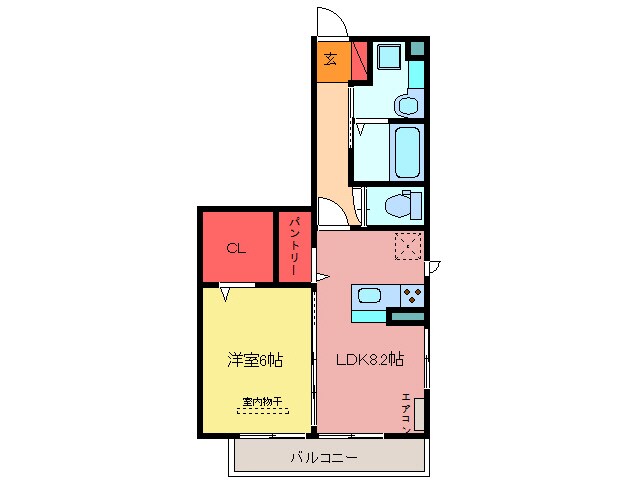 プランドール（高坂）の物件間取画像