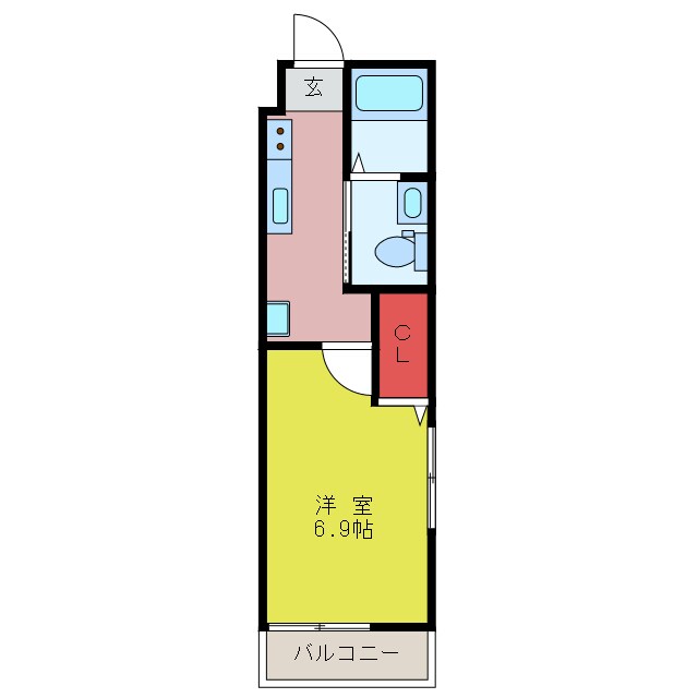フィユフラッツ坂戸の物件間取画像