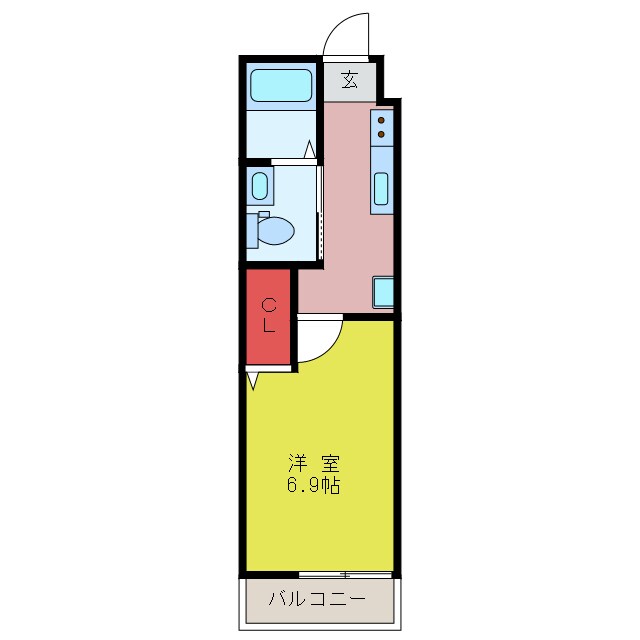 フィユフラッツ坂戸の物件間取画像