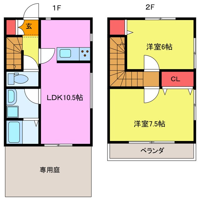 フロレゾンアサウミの物件間取画像