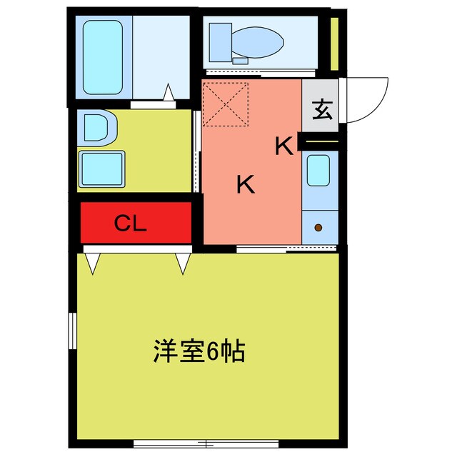 グランツ緑町の物件間取画像