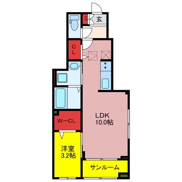 ソレイユの物件間取画像