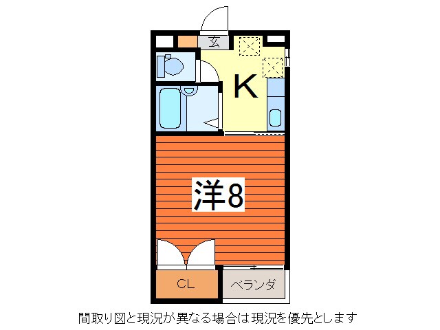 ロイヤルコーポ蜂屋の物件間取画像