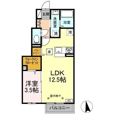 山形駅 徒歩28分 1階の物件間取画像