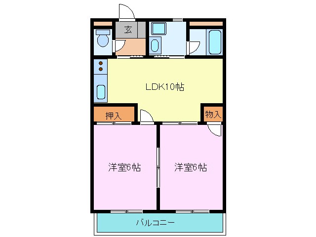 ロイヤルパレス参番館の物件間取画像