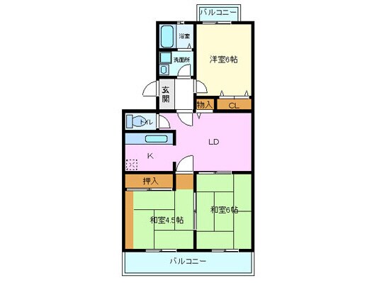 シャトー望月Ａの物件間取画像