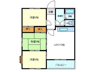 ロイヤルパレス弐番館の物件間取画像