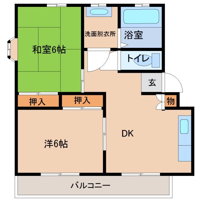 サンリーフマンションの物件間取画像