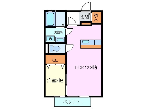 ヴェルデ壱町田の物件間取画像