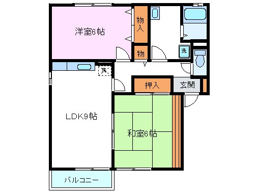 グランシャリオＳの物件間取画像