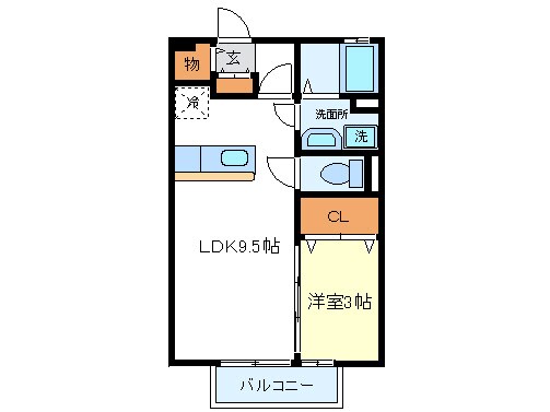 ウィル・Ｋの物件間取画像